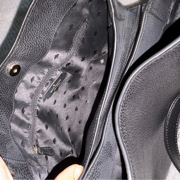 Kate Spade Black Leather Tote Bag - Picture 9 of 12